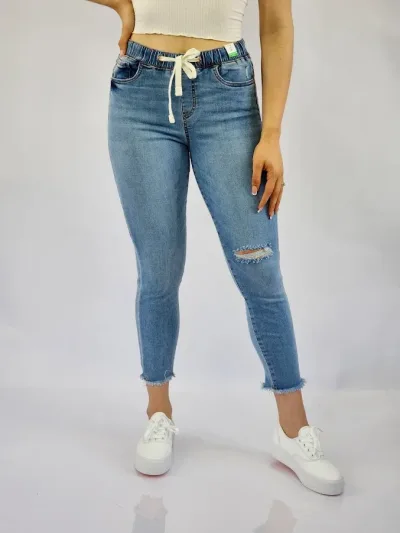 Jogger para dama color celeste