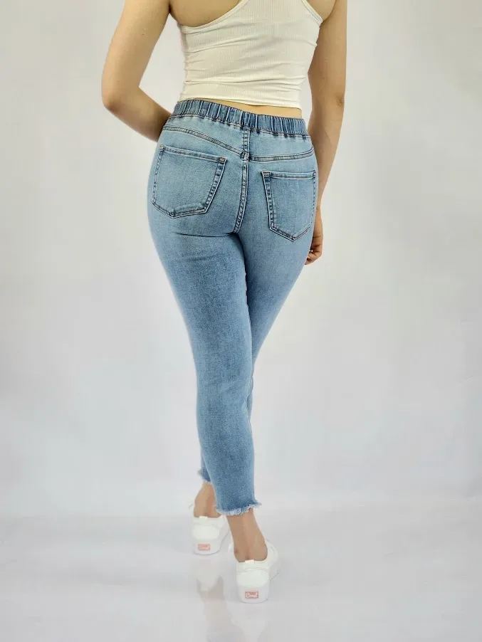 Jogger para dama color celeste
