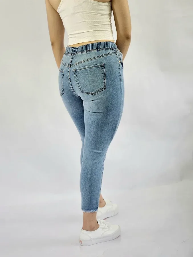 Jogger para dama color celeste