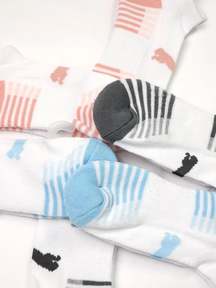 Set 6 pares de medias Puma para dama multicolor