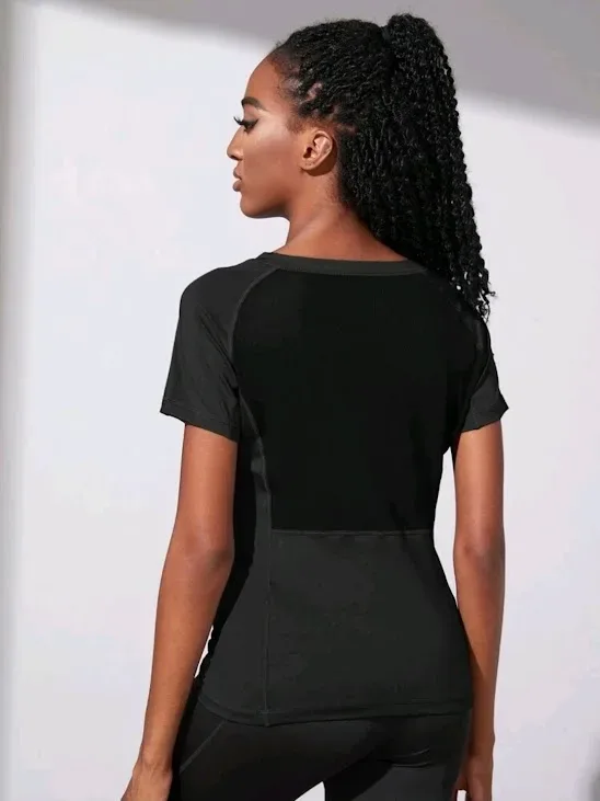 Blusa deportiva para dama color negro