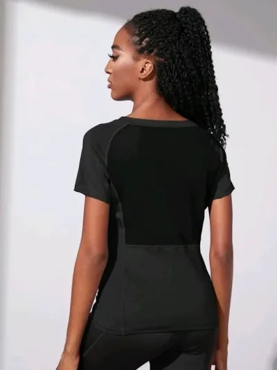 Blusa deportiva para dama color negro