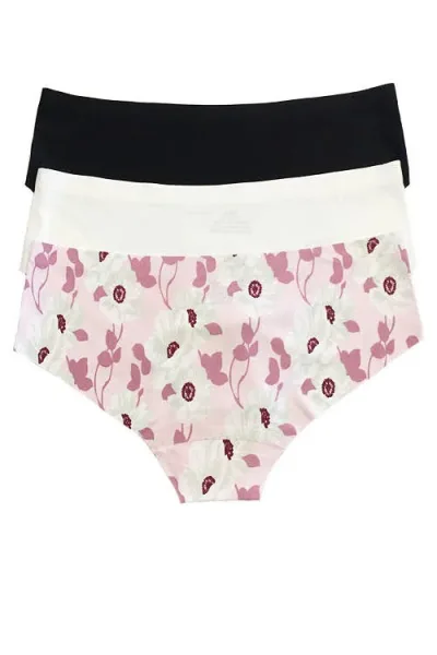 Set de bragas para dama con diseño floral