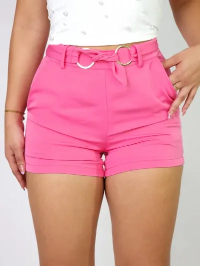 Short para dama color fucsia