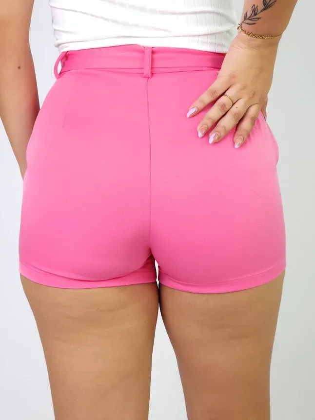 Short para dama color fucsia