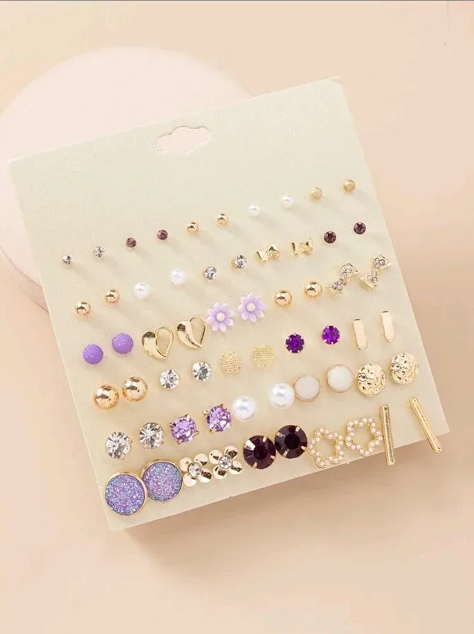 30 pares Pendientes
