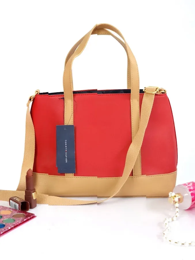 Mochila Tommy Hilfiger para dama color rojo