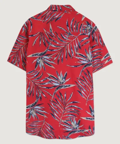 Camisa para caballero diseño tropical
