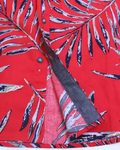 Camisa para caballero diseño tropical