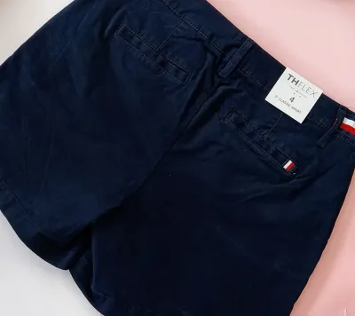Short Tommy Hilfiger para dama color azul