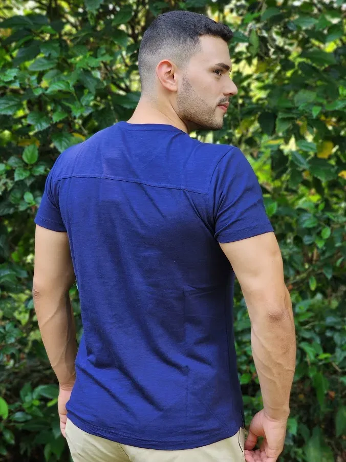 Camiseta Hummer para caballero color azul