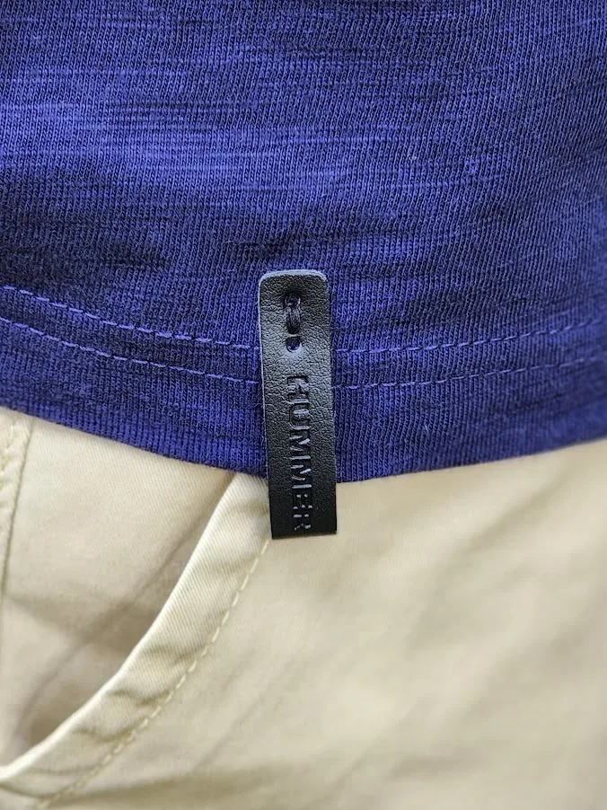 Camiseta Hummer para caballero color azul
