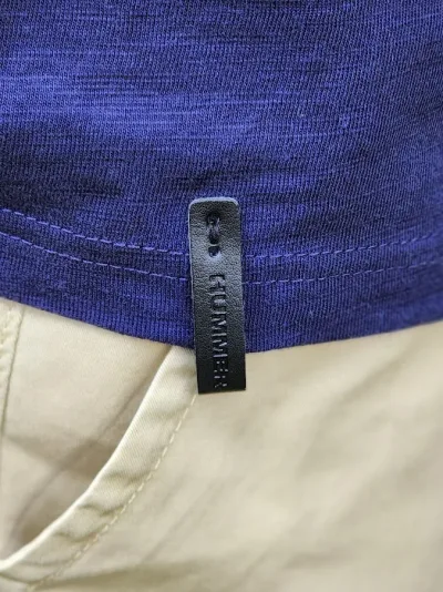 Camiseta Hummer para caballero color azul