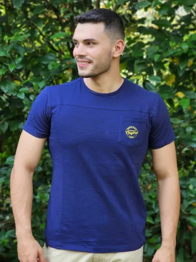 Camiseta Hummer para caballero color azul