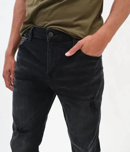 Pantalón Aeropostale para caballero color negro