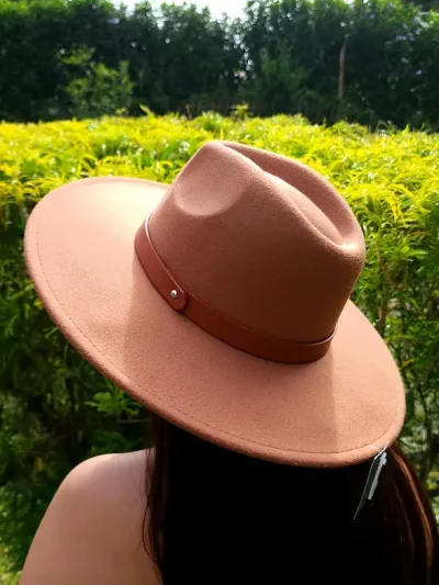 Sombrero para dama color café
