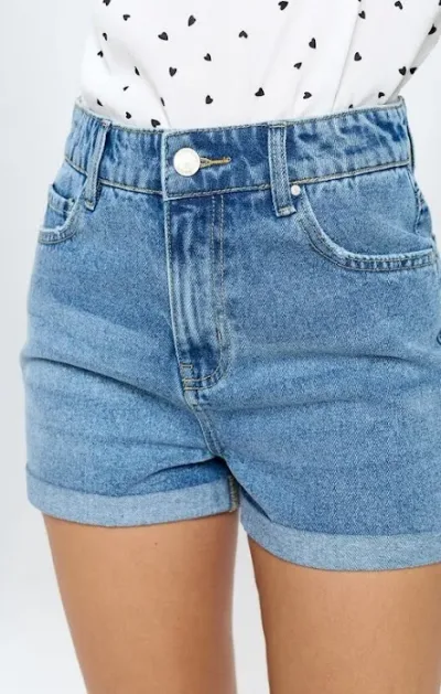 Short Blue Age  para dama