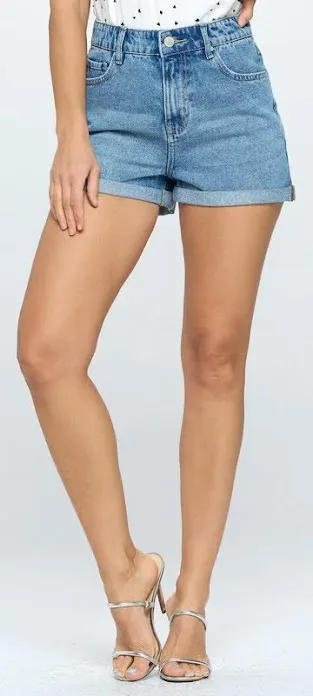 Short Blue Age  para dama