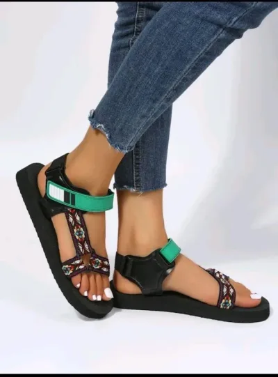 Sandalias para dama multicolor