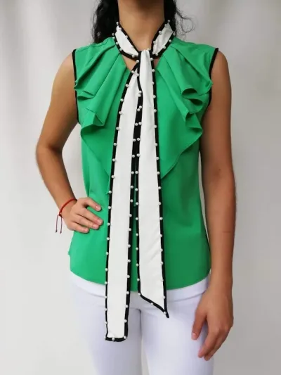 Blusa Pastel para dama color verde