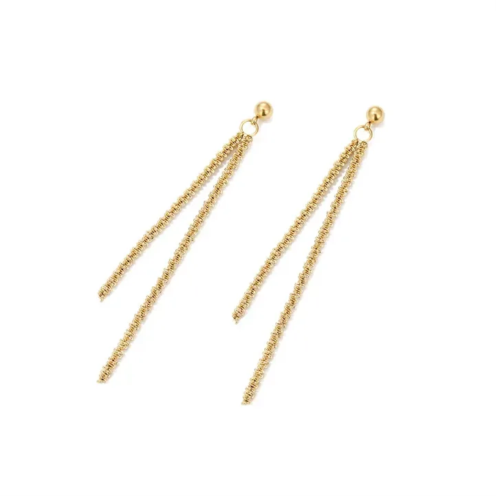 Aretes para dama de acero inoxidable