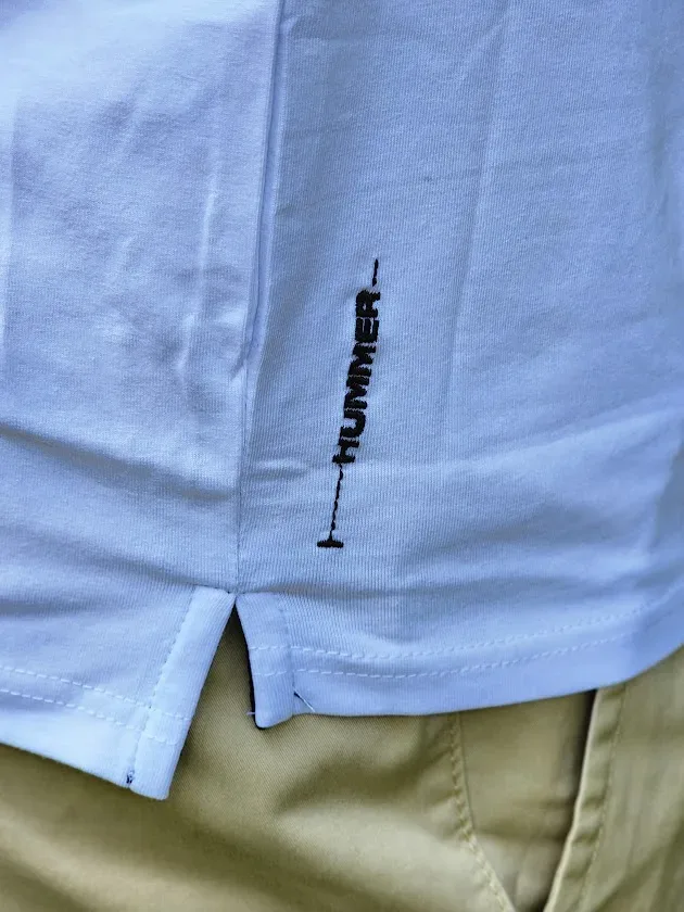Camiseta Hummer para caballero color blanco