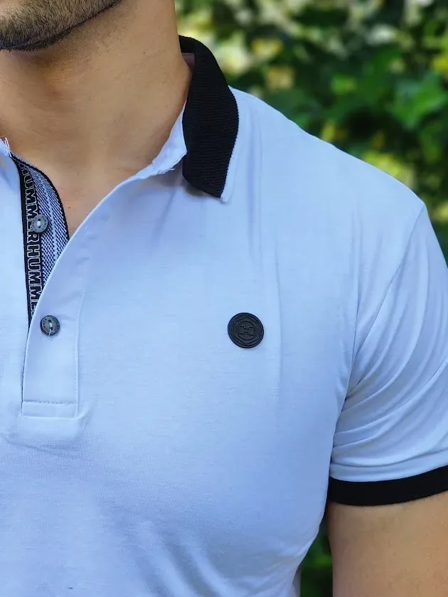 Camiseta Hummer para caballero color blanco