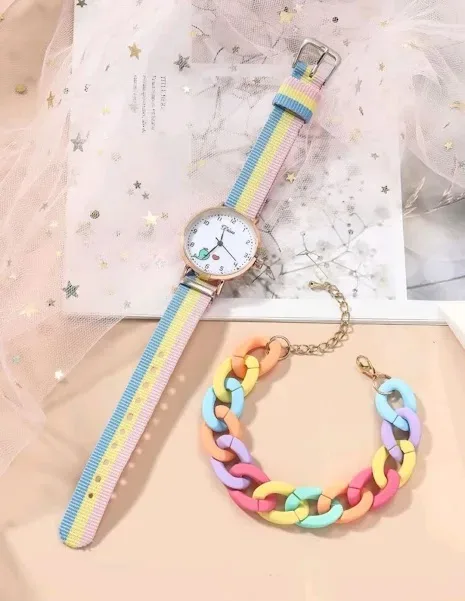 Reloj para niña multicolor