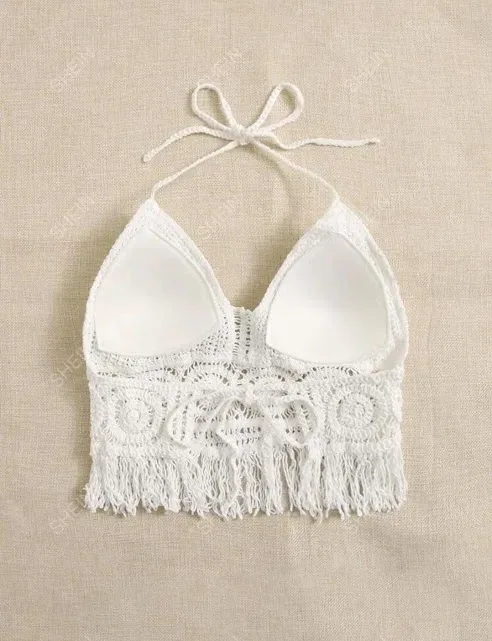 Crop top tejido para dama