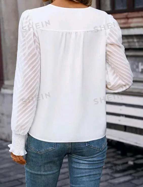 Blusa para dama color blanco