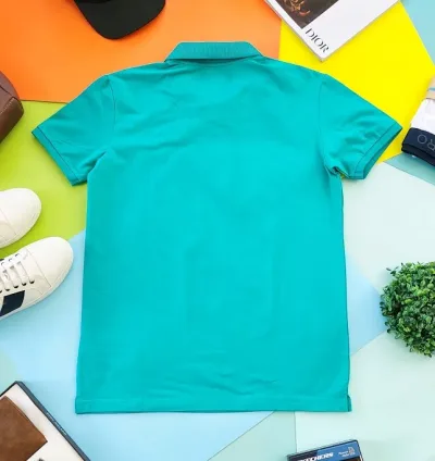 Camiseta Cambridge Polo Club para caballero color turquesa claro