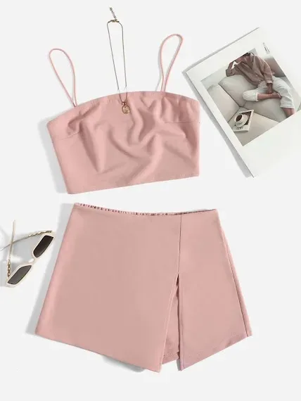 Conjunto para dama color palo rosa