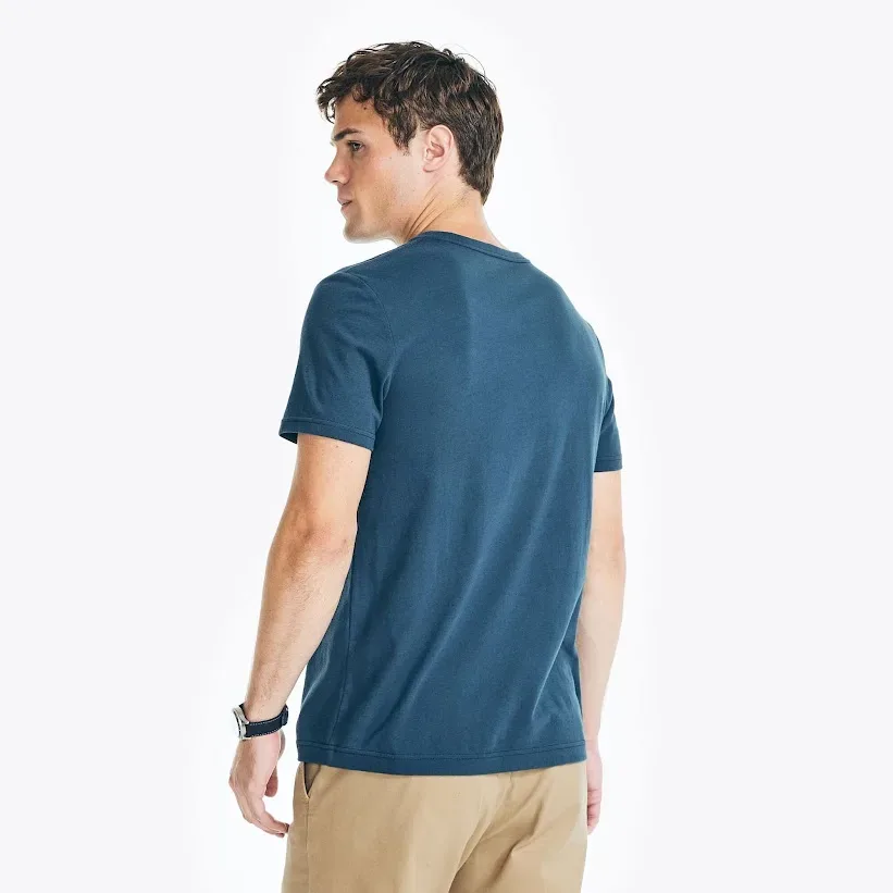 Camiseta Nautica para cabello color azul