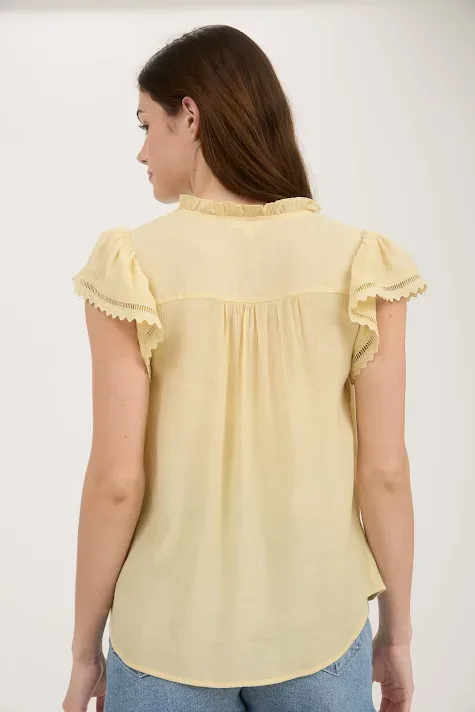 Blusa Mine para dama color amarillo TB8841
