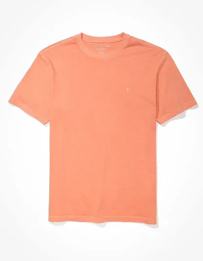Camiseta American Eagle para caballero color naranja