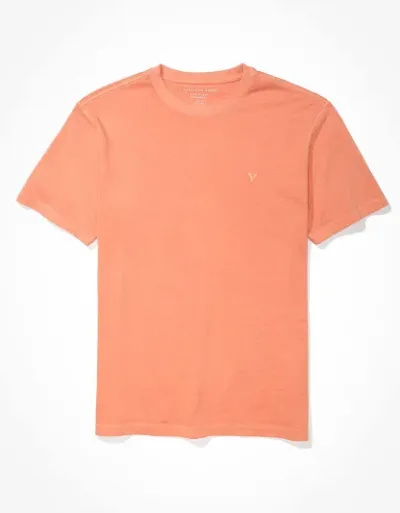 Camiseta American Eagle para caballero color naranja