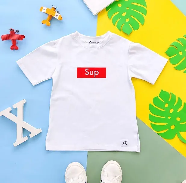 Camiseta para niño American Kids color blanco