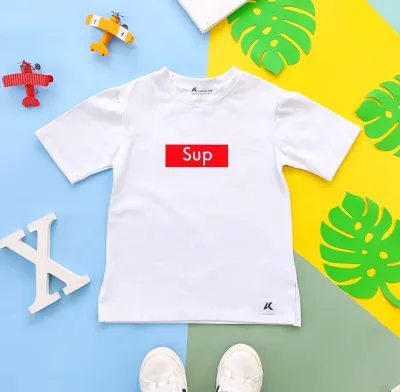 Camiseta para niño American Kids color blanco