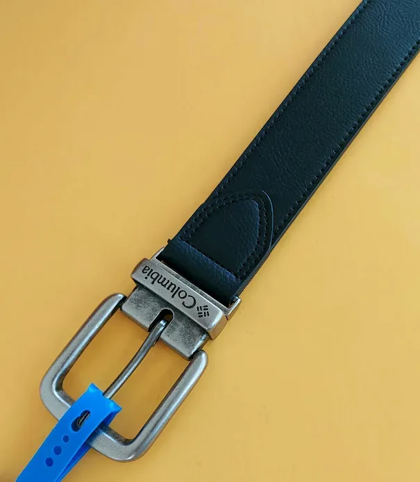 Faja Columbia para caballero reversible color negra y café