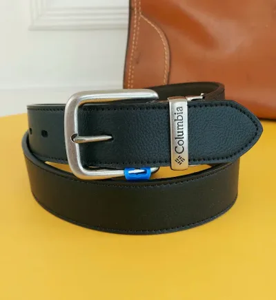 Faja Columbia para caballero reversible color negra y café