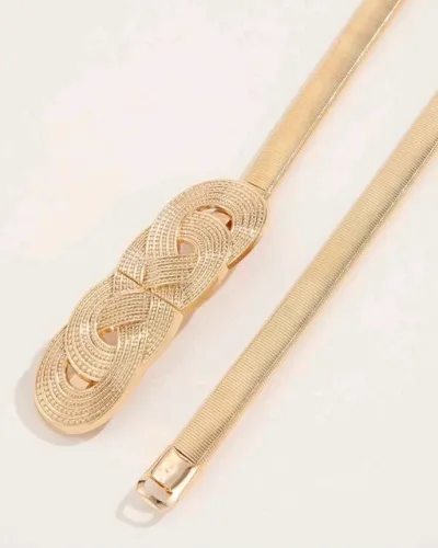 Cinturón para dama color dorado