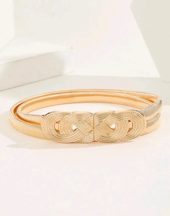 Cinturón para dama color dorado