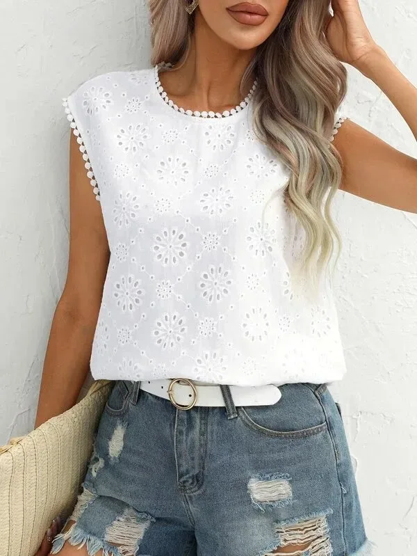 Blusa para dama color blanco
