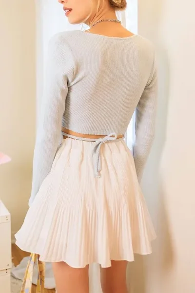 Blusa para dama color celeste Le Lis