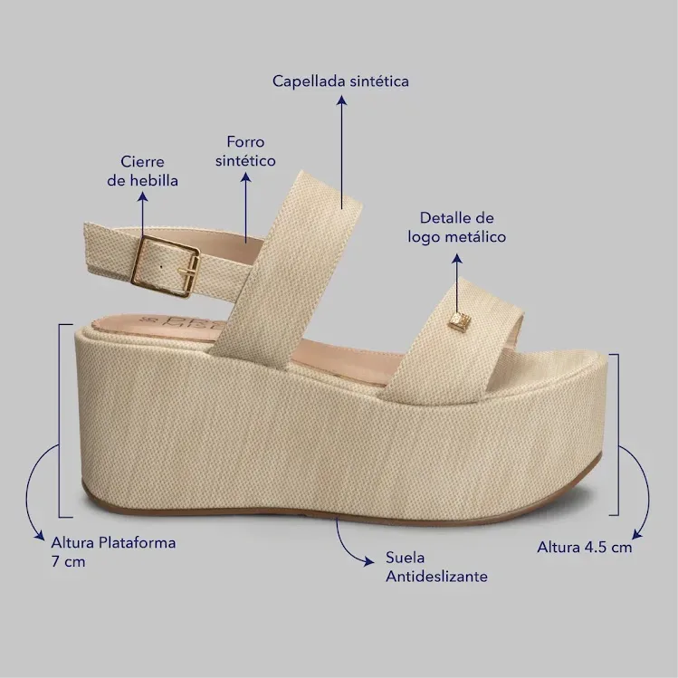 Sandalias Promise Alegre Jute para dama