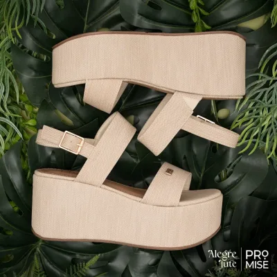 Sandalias Promise Alegre Jute para dama