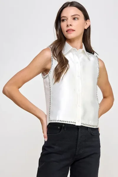 Camisa Pastel para dama JJ10163 #COLOR BLANCO