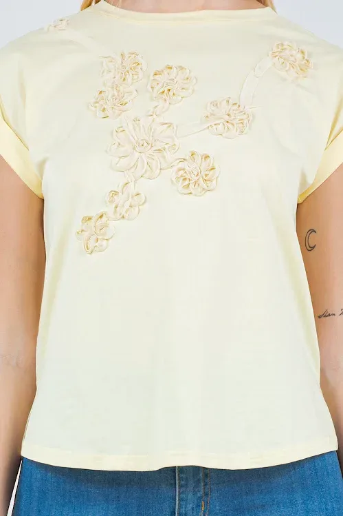 Blusa para dama color amarillo