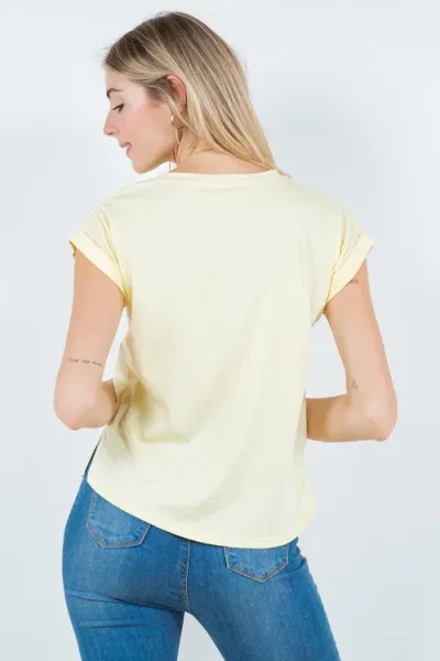 Blusa para dama color amarillo