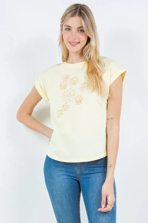 Blusa para dama color amarillo